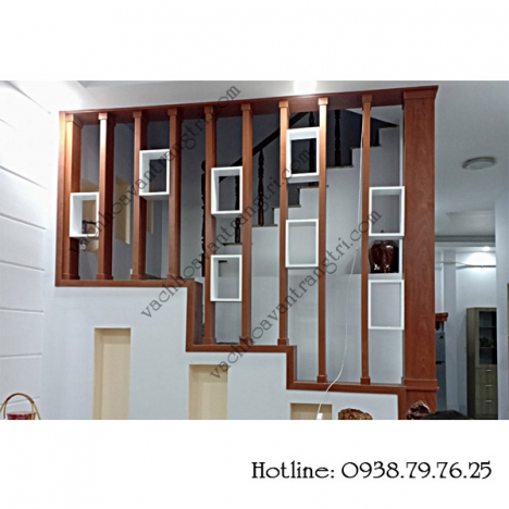 Thi công lam gỗ cầu thang-lam gỗ phòng khách đẹp tại Nhà Bè & Bình Thạnh