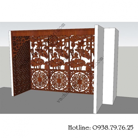 Tổng hợp mẫu vách ngăn bàn thờ cnc đẹp dành cho chung cư