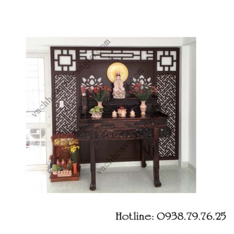 Tổng hợp mẫu vách ngăn bàn thờ cnc đẹp dành cho chung cư