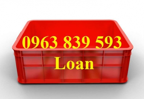 Hộp nhựa chữ nhật đựng hàng - hộp nhựa đựng hải sản thanh lý giá tốt
