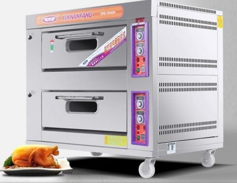 Lò nướng bánh hai tầng 4 khay DG6545