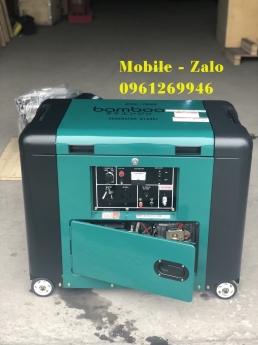 Máy Phát Điện Chạy Dầu Bamboo Bmb 7800E Công Suất 5.5Kw Vỏ Chống Ồn Giá Cực Tốt