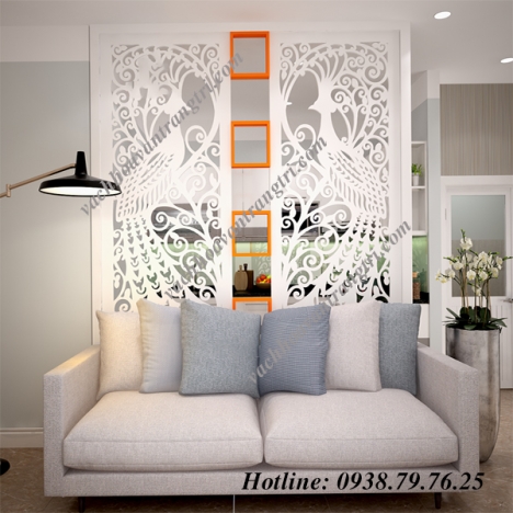 Những mẫu vách ngăn cnc trang trí đẹp cùng màu sắc phong thủy