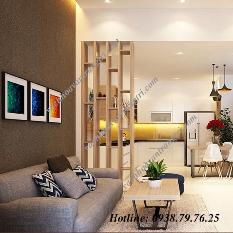 Lam gỗ trang trí phòng khách - Xu hướng không ngừng HOT 2019