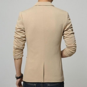 Áo Khoác Vest Nam Phối Túi (Kem : M, L, XL) Giá cực sốc