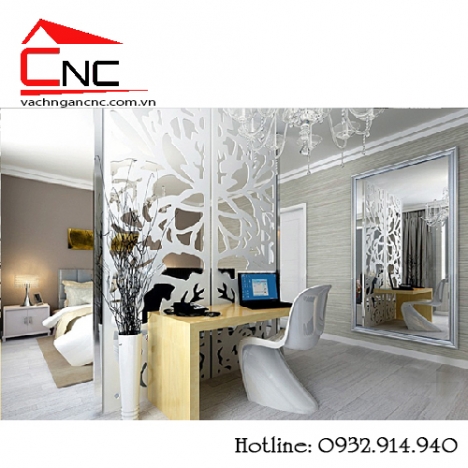 Vách ngăn phòng ngủ cnc và vách trang trí phòng khách giá rẻ