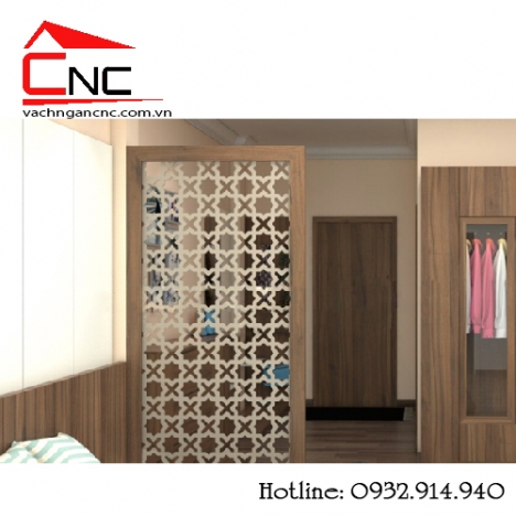 Vách ngăn phòng ngủ cnc và vách trang trí phòng khách giá rẻ