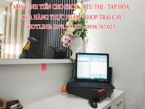 Bán trọn bộ máy tính tiền cho shop quần áo tại Thanh Hóa