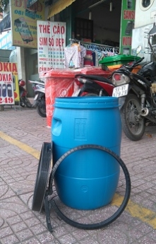 Thùng phuy nhựa 150Lit giá cạnh tranh 0967788450