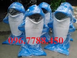 Thùng rác hình chim cánh cụt, gấu misa nhựa composite