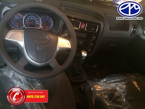 Xe tải JAC 1 tấn siêu tiết kiệm nguyên liệu.