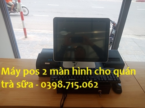 Lắp đặt máy tính tiền tại phú quốc cho quán trà sữa giá rẻ 