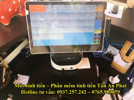 Lắp đặt tận nơi máy tính tiền cho quán nhậu tại Bình Dương