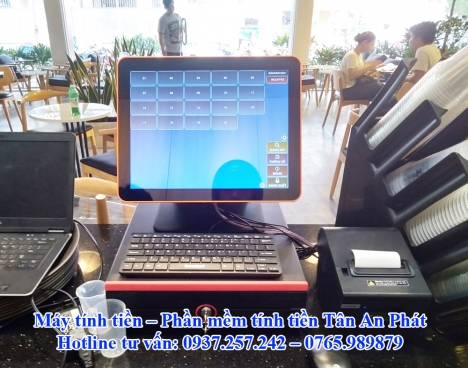 Lắp đặt tận nơi máy tính tiền cho nhà hàng tại Bình Dương