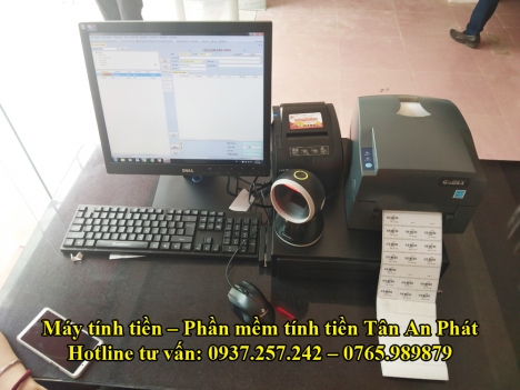 Lắp đặt tận nơi máy tính tiền cho cửa hàng tạp hóa tại Bình Dương