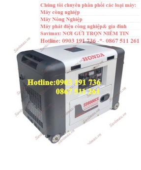Chuyên phân  phối máy phát điện công nghiệp và gia đình - Máy phát điện Honda SD 8000CX