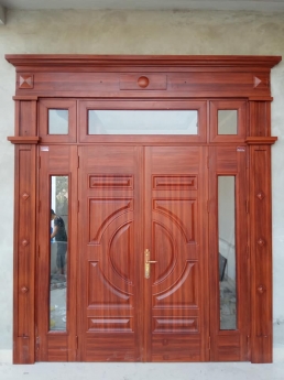 Cửa thép chống cháy vân gỗ