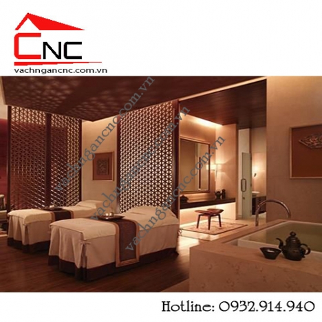 Những mẫu vách ngăn spa đẹp, sang trọng