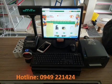 Bán trọn bộ máy tính tiền cho văn phòng phẩm tại Kiên Giang