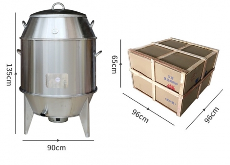 Lò quay gà vịt dùng gas 141096