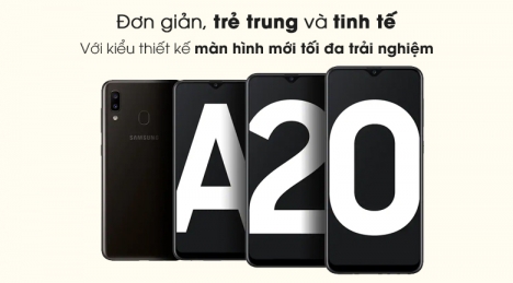 Bán Samsung A20 giá chỉ 3tr890k trả trước 0đ