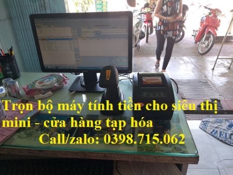 Cài đặt trọn bộ máy tính tiền tại rạch giá cho siêu thị mini - tạp hóa giá rẻ 