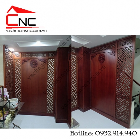 7 siêu phẩm vách ngăn cnc phòng thờ trang trí tại Quận 12