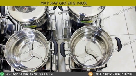 Máy xay thịt, xay giò chả đa năng 2kg inox giá rẻ nhất hiện nay.