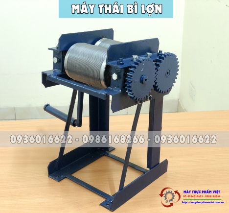 Máy cắt bì heo lợn bằng tay giá rẻ.