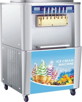 Máy làm kem tươi 7 màu hàng công ty giá rẻ 1102