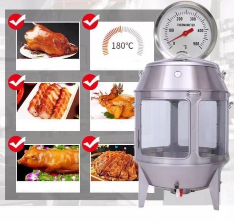 Lò quay gà vịt dùng kính 1102