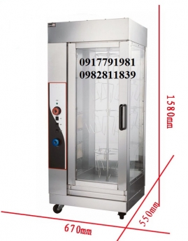 Lò quay gà vịt dùng điện hàng công ty 1102