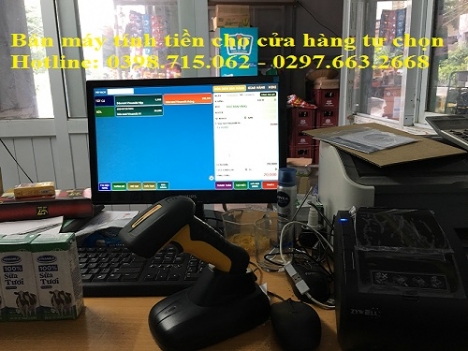   Thanh lý máy tính tiền cho siêu thị mini - tạp hóa tại Rạch Gía 