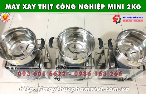 Máy xay giò chả, mọc sống, thịt,... 2kg inox cho gia đình giá rẻ bất ngờ.