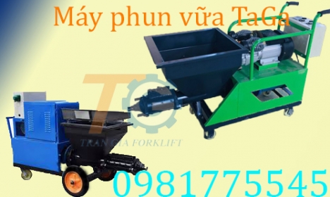 Máy phun vữa và hiệu năng sử dụng