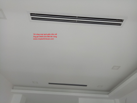Thi công, lắp đặt hệ thống máy lạnh âm trần Daikin nối ống gió chuyên nghiệp, đẳng cấp