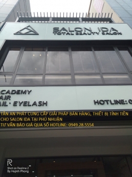 Full bộ thiết bị tính tiền với máy POS cảm ứng nguyên khối cho Salon/spa ở Phú Nhuận