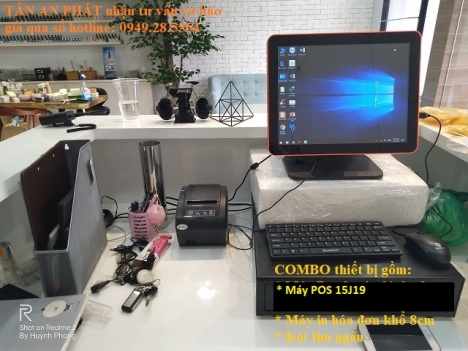 Full bộ thiết bị tính tiền với máy POS cảm ứng nguyên khối cho Salon/spa ở Phú Nhuận
