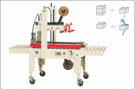 Máy dán thùng carton 2 mặt hàng công ty 157