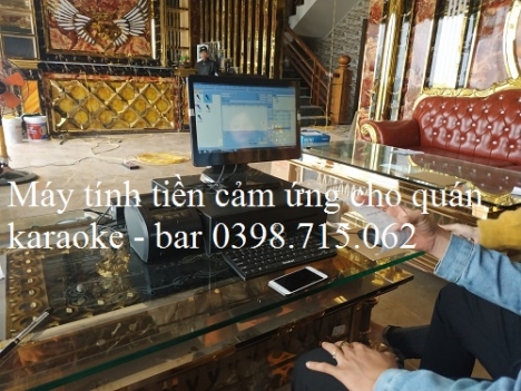 Máy tính tiền cảm ứng cho quán karaoke tại Rạch Gía 