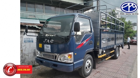 Xe tải JAC 2t4 thùng dài 4m4 đời 2019.
