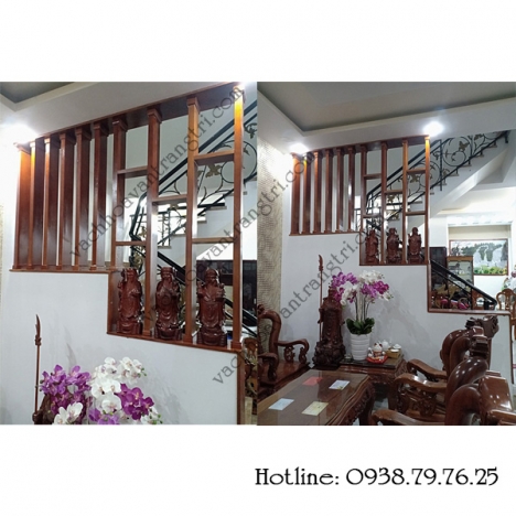 Kinh nghiệm trang trí cầu thang hiện đại từ vách ngăn gỗ