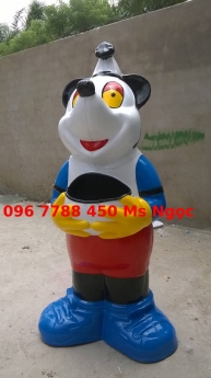 Thùng rác hình gấu misa chất lượng giá rẻ giao hàng miễn phí