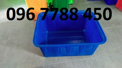 Thùng nhựa đặc chữ nhật nuôi cá 750Lit giá rẻ giao hàng miễn phí