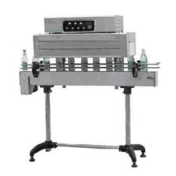 Máy màng co cổ chai hàng công ty 6019