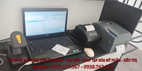 Lắp đặt máy tính tiền cho shop quần áo tại Gia lai