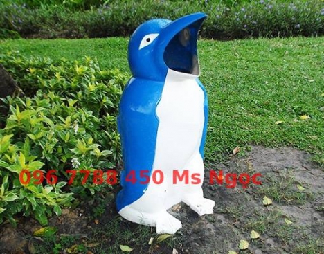 Thùng rác hình gấu misa chất lượng giá rẻ giao hàng miễn phí