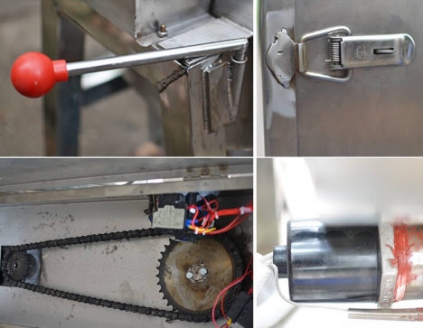 Máy rang ruốc dùng điện hàng công ty 6019