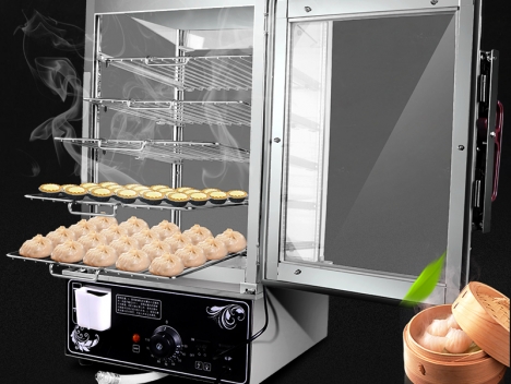 Tủ hấp bánh bao 5 khay 157 hàng công ty