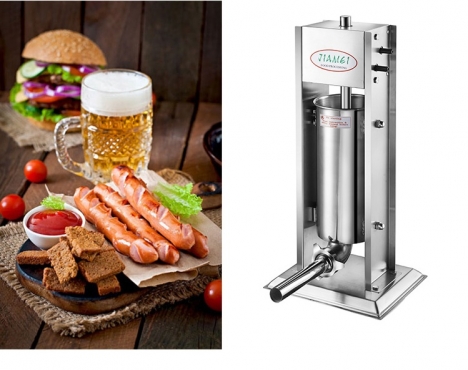 Máy đùn xúc xích quay tay hàng công ty 6019